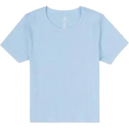 Converse T Shirts Women's Blue Crew Neck