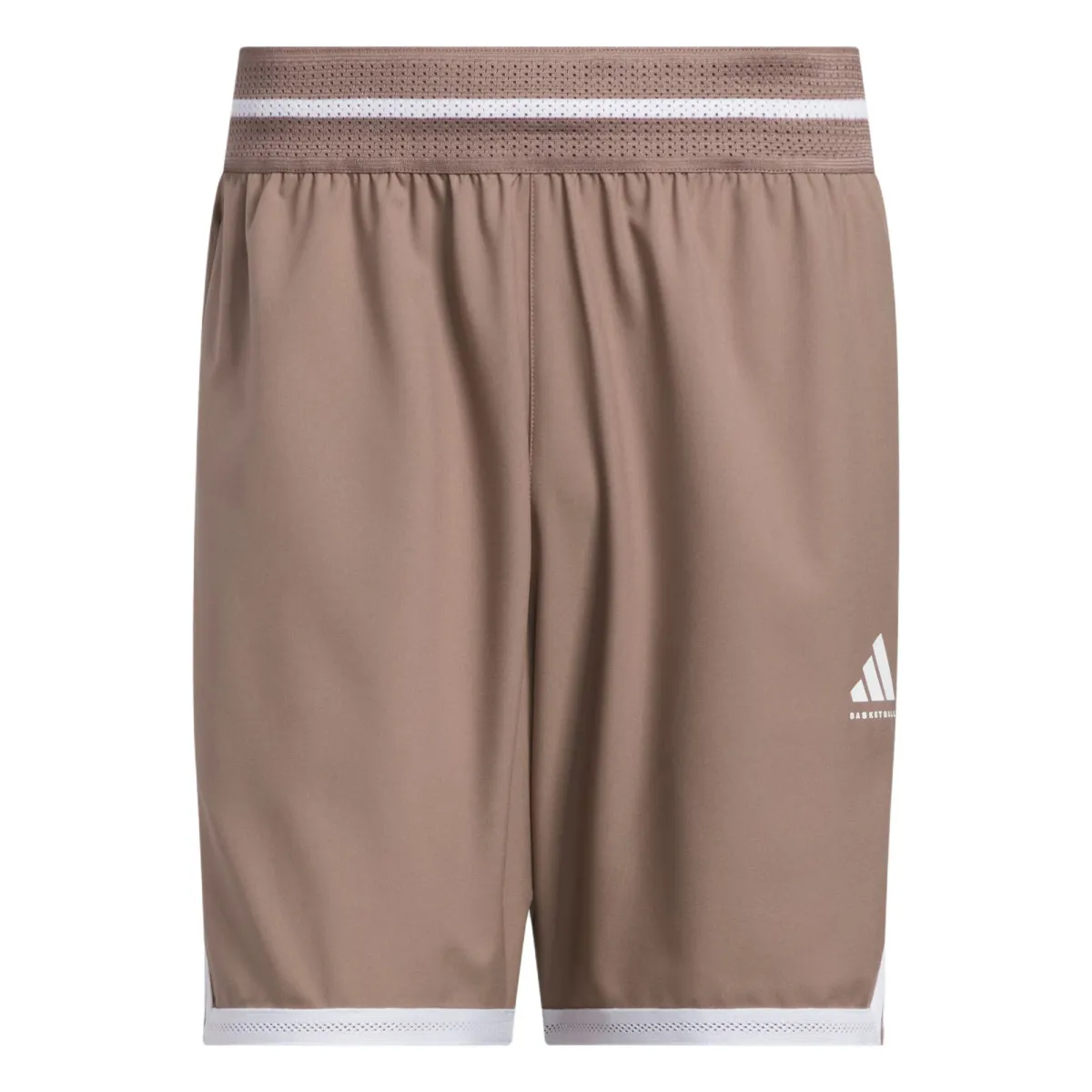 Adidas SS25 Basketball Shorts Men's Shadow Trace Brown