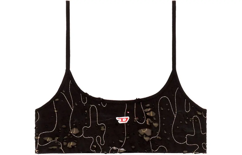 DIESEL T Bra Dev Destroyed Tulle Top