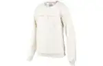 Skechers Crew Neck Comfortable Casual Fleece Lined Long Sleeved Sweatshirt Women's Marshmallow White