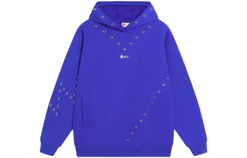 Li Ning Sweatshirts Women's Blue Hooded Moderate Regular