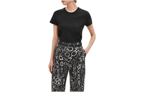 HERMES Regular T Shirt Women's Black