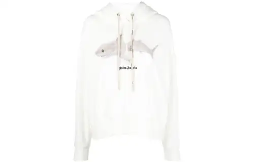 Palm Angels graphic-print cotton hoodie