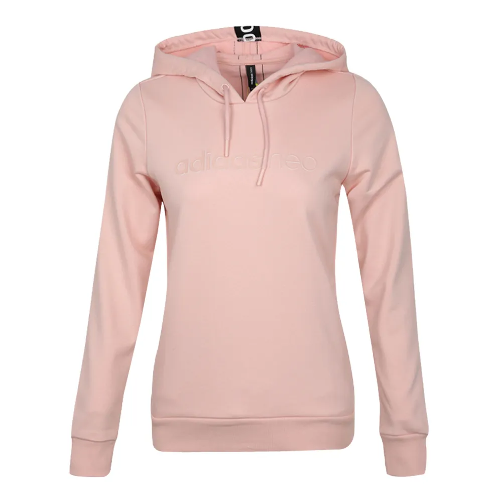 Adidas Sweatshirts Women's Pink Hooded Moderate Regular