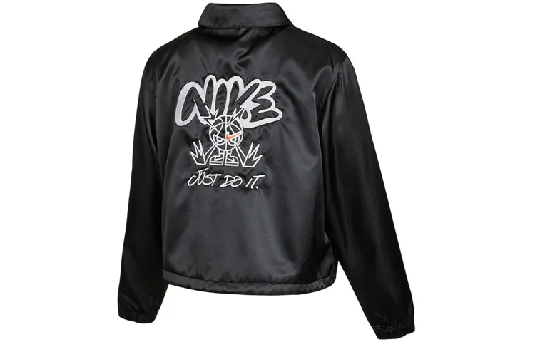 Nike Jackets Women's Black Lapel Moderate