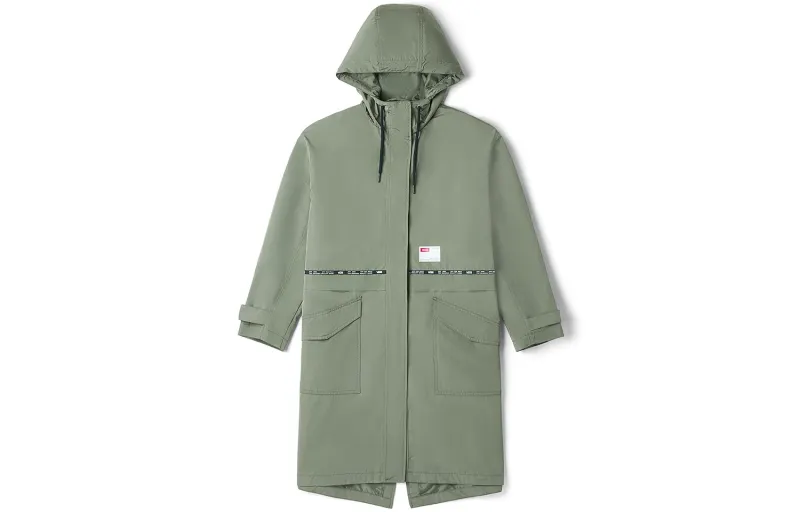 Vans Jackets Women's Olive Green Hooded Moderate Other