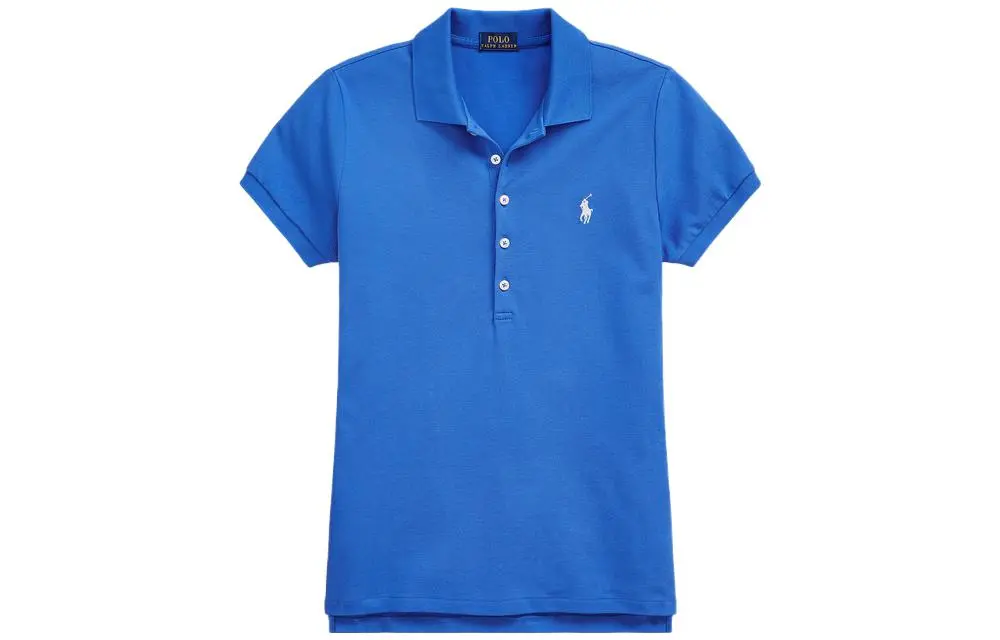 Polo Ralph Lauren SS23 Polo Shirt Slim Fit Women's Blue