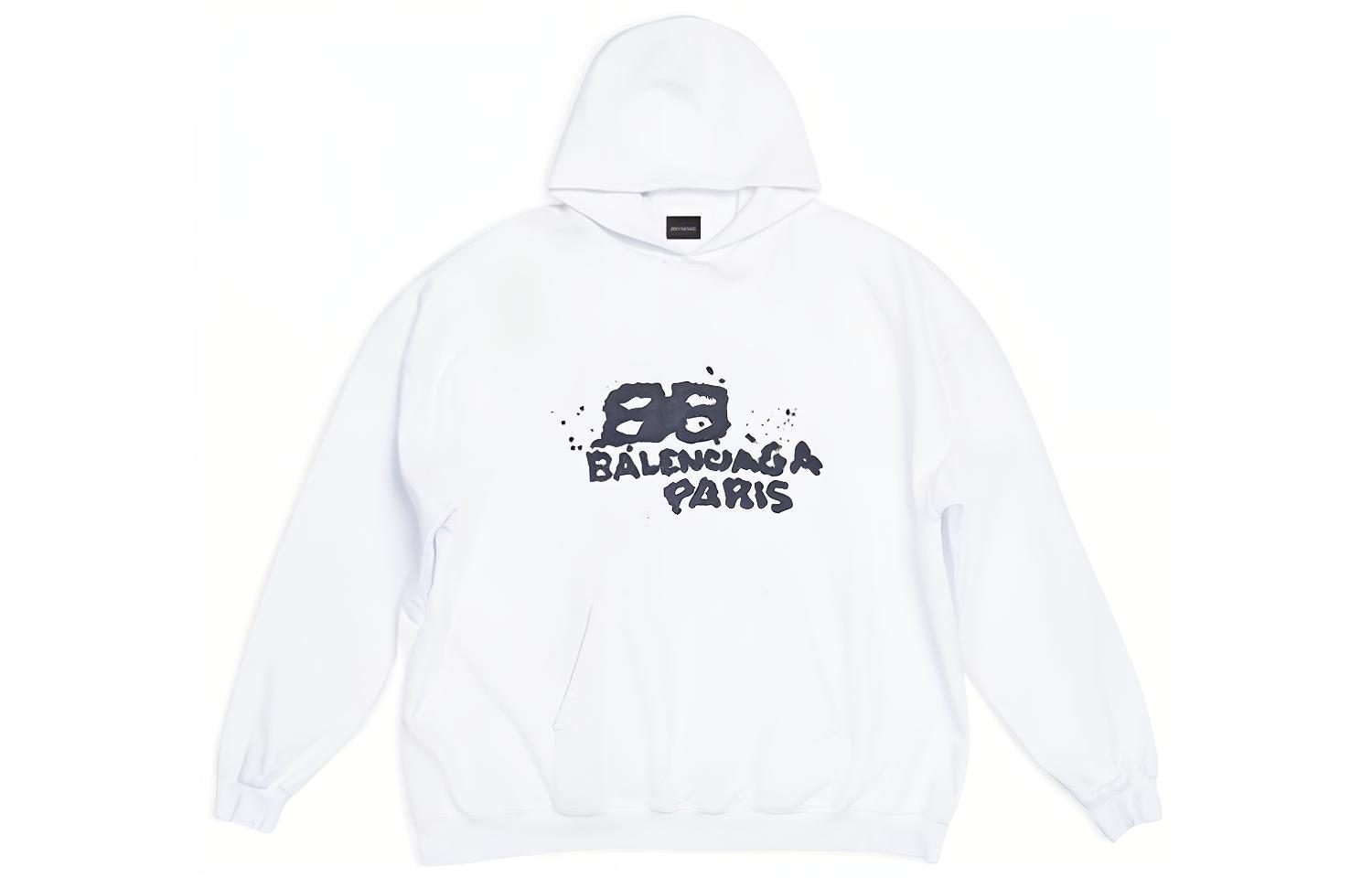 Женское худи Balenciaga (белое)