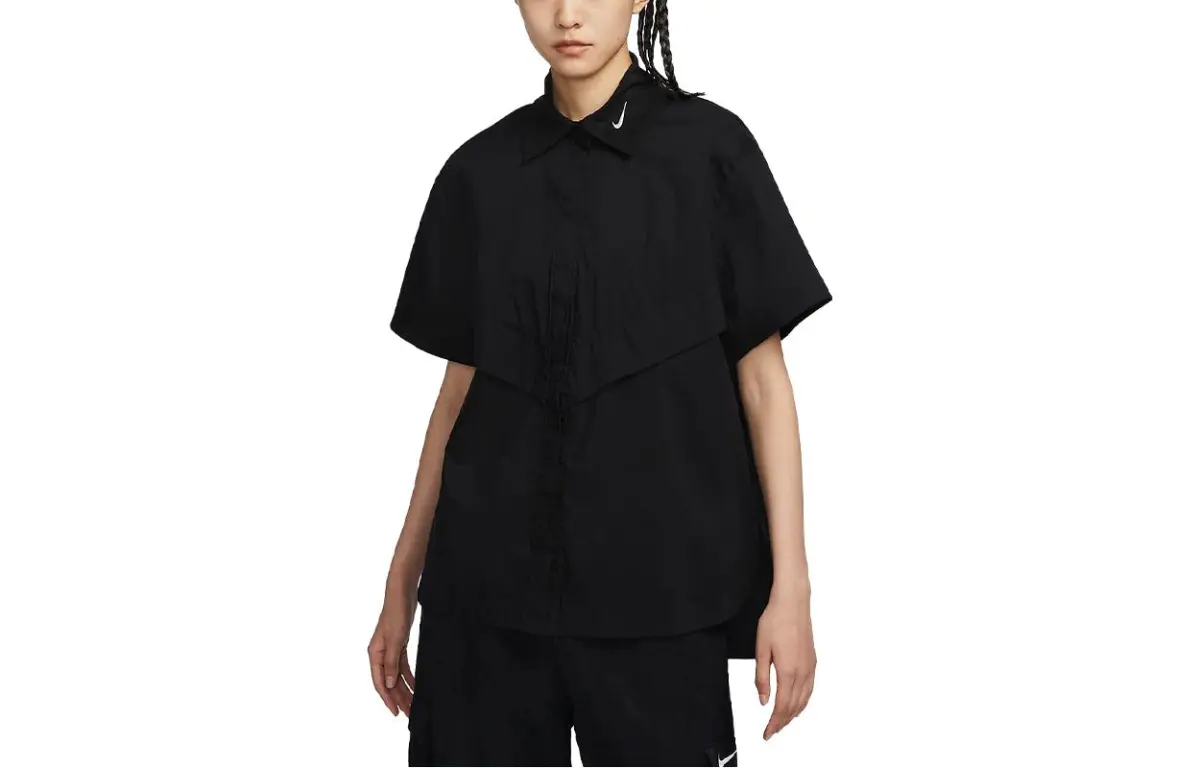 Nike Shirts Women's Black Square Collar Moderate Other