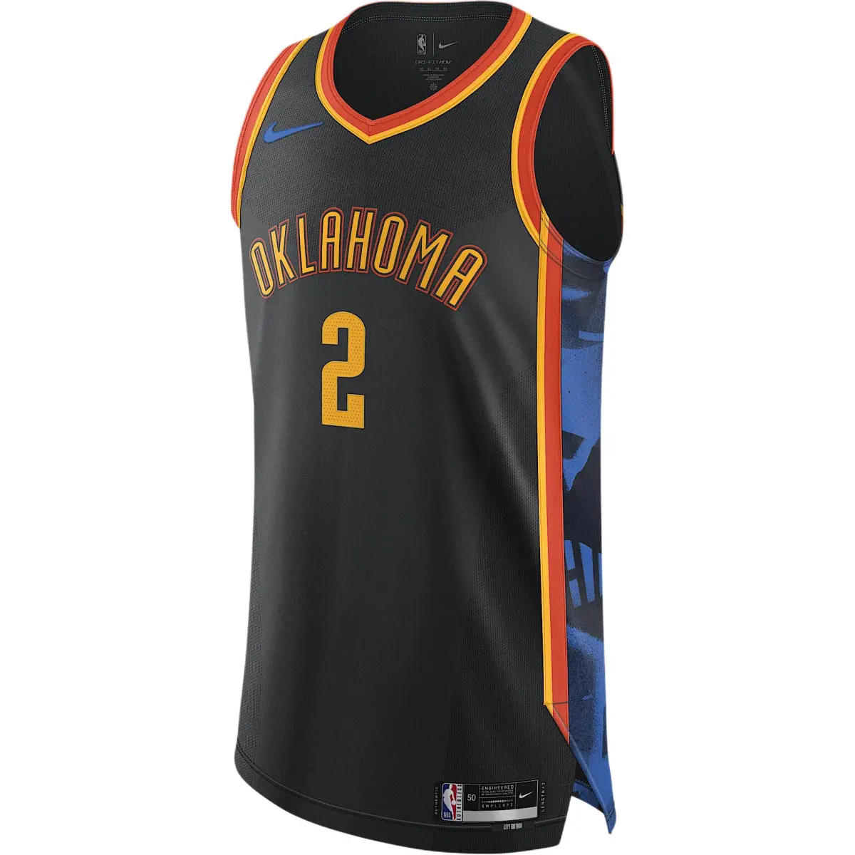 Nike Shai Gilgeous Alexander Oklahoma City Thunder 2024/25 City Edition Men's Nike Dri FIT Adv Nba Authentic Jersey