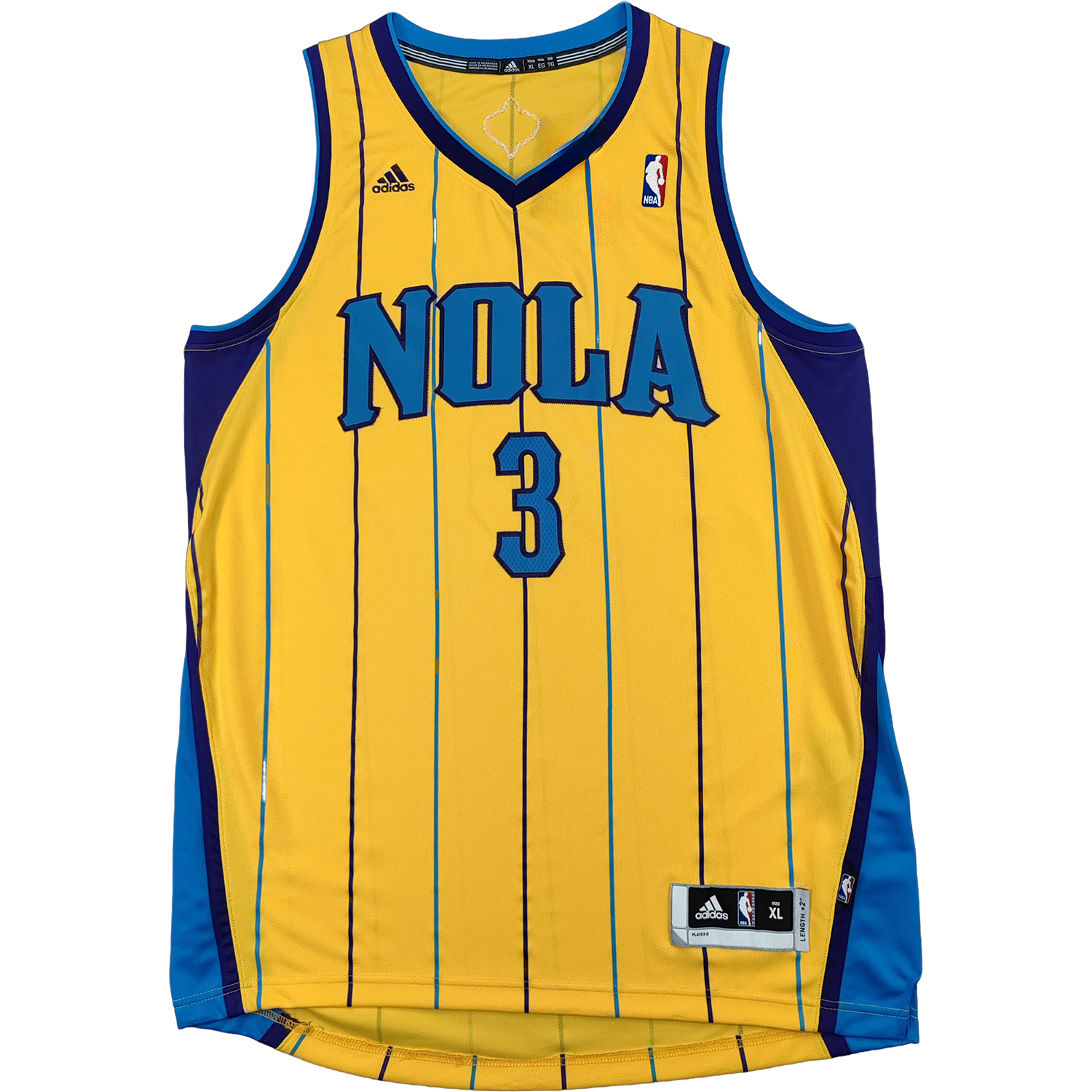 Adidas Hornets Basketball Jersey Unisex Yellow