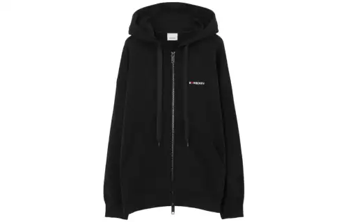 Equestrian Knight-motif zipped hoodie
