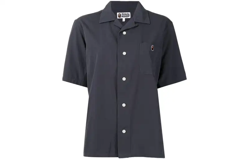 A BATHING APE Shirts Women's Gray Lapel Moderate Other