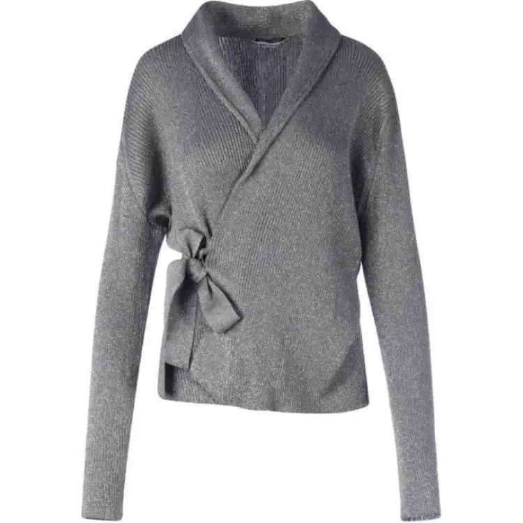 Balenciaga Knitwear Regular Fit Women's Silver Gray