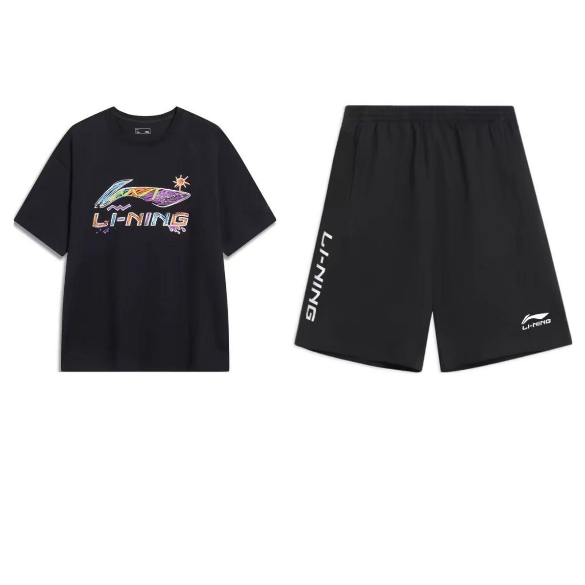 Li Ning Sports Life Collection Casual Sportswear Unisex Black