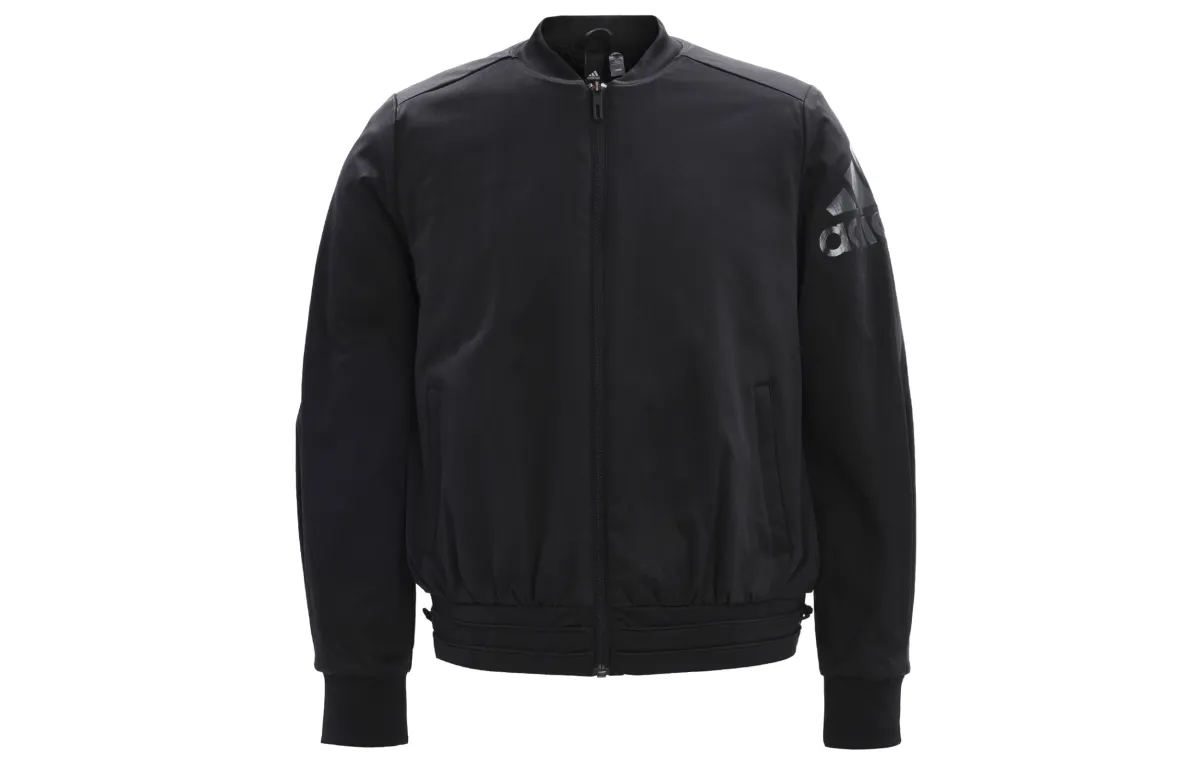 Adidas Jackets Women's Black Baseball Collar Moderate