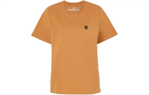 Timberland T Shirts Women's Wheat Crew Neck Moderate Straight Fit