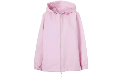 Burberry Jackets Women's Pink Hooded Moderate