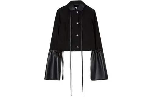 LOEWE Jackets Women's Black Lapel Moderate Other
