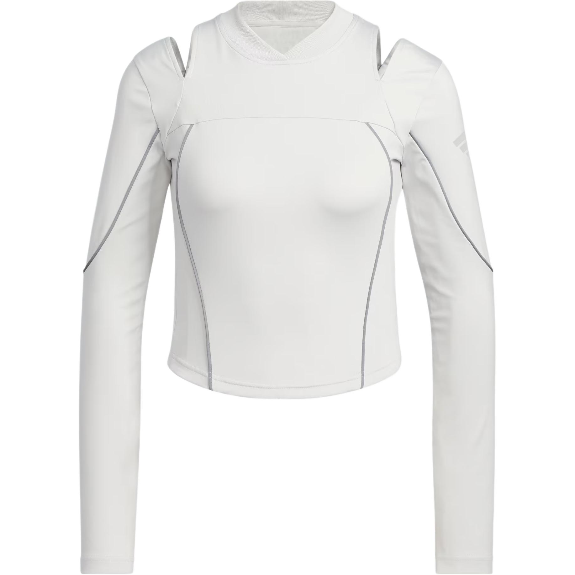 Женская футболка adidas AEROREADY (серая)