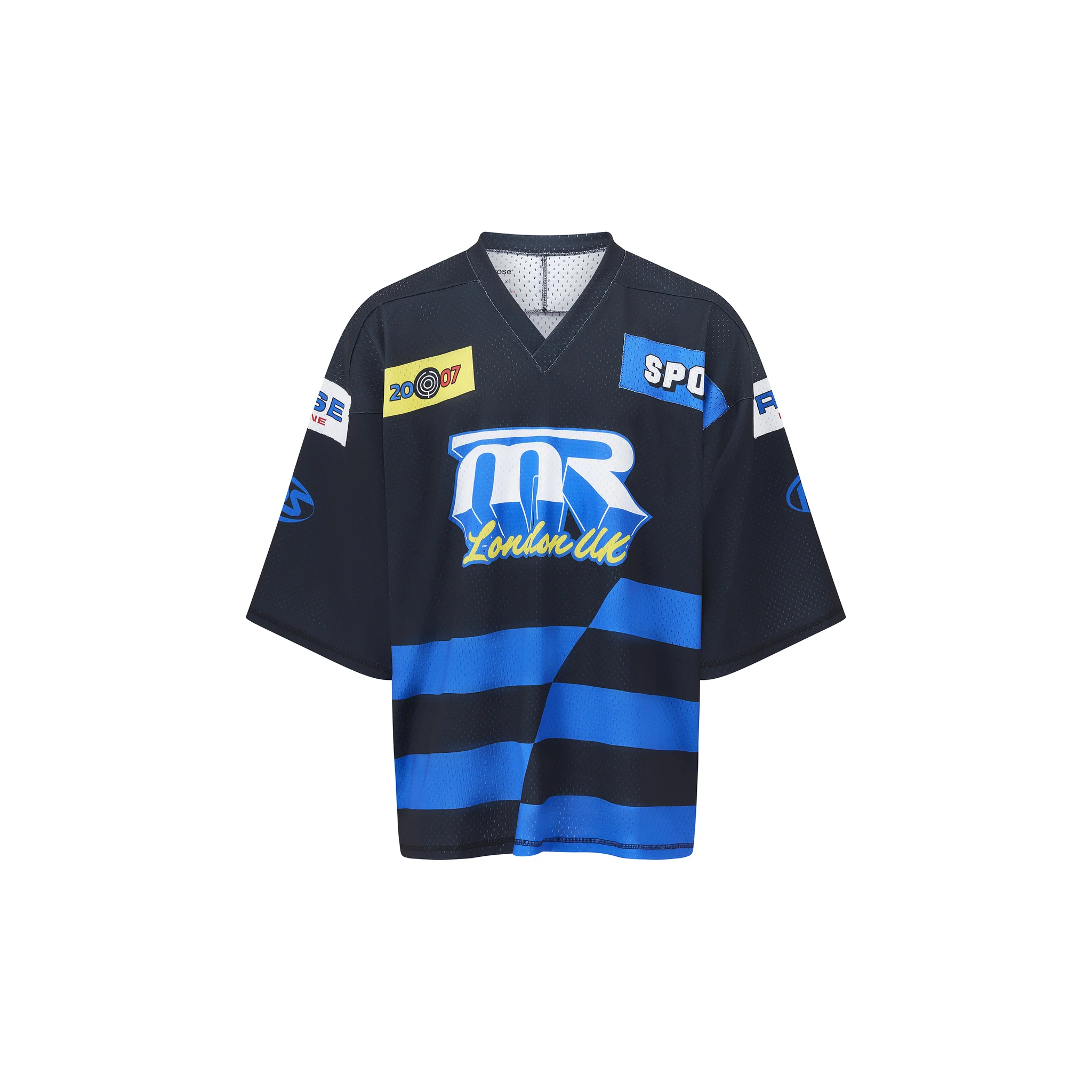Мужская футболка Martine Rose Football Jersey (черная)