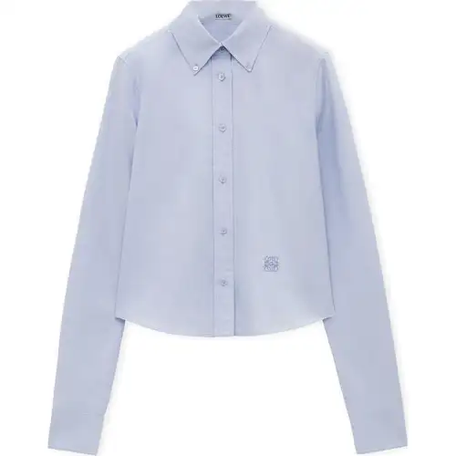 LOEWE FW24 Shirt Women's Soft Blue