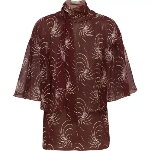 PRADA Pussy Bow Georgette Blouse