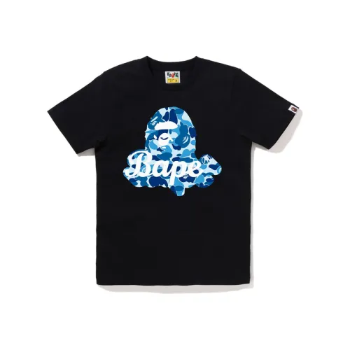 A BATHING APE Abc Camo Ape Head Bape Tee 'Black/Pink'