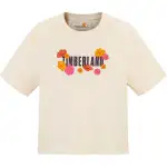Timberland Drop Shoulder Sleeve T Shirt Women's Light Brown