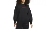 Jordan Sweatshirts Women's Black Crew Neck Moderate Regular