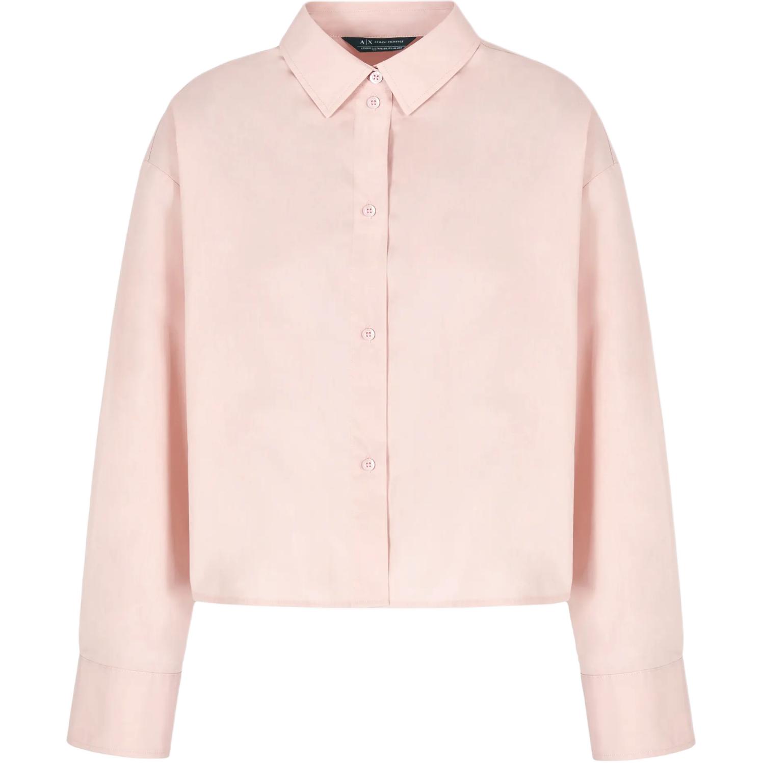 ARMANI EXCHANGE Armani, short long-sleeve, fuchsia shirt