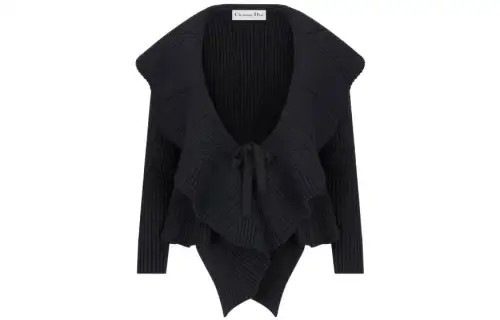 DIOR Knitwear Women's Black Crew Neck Moderate Other