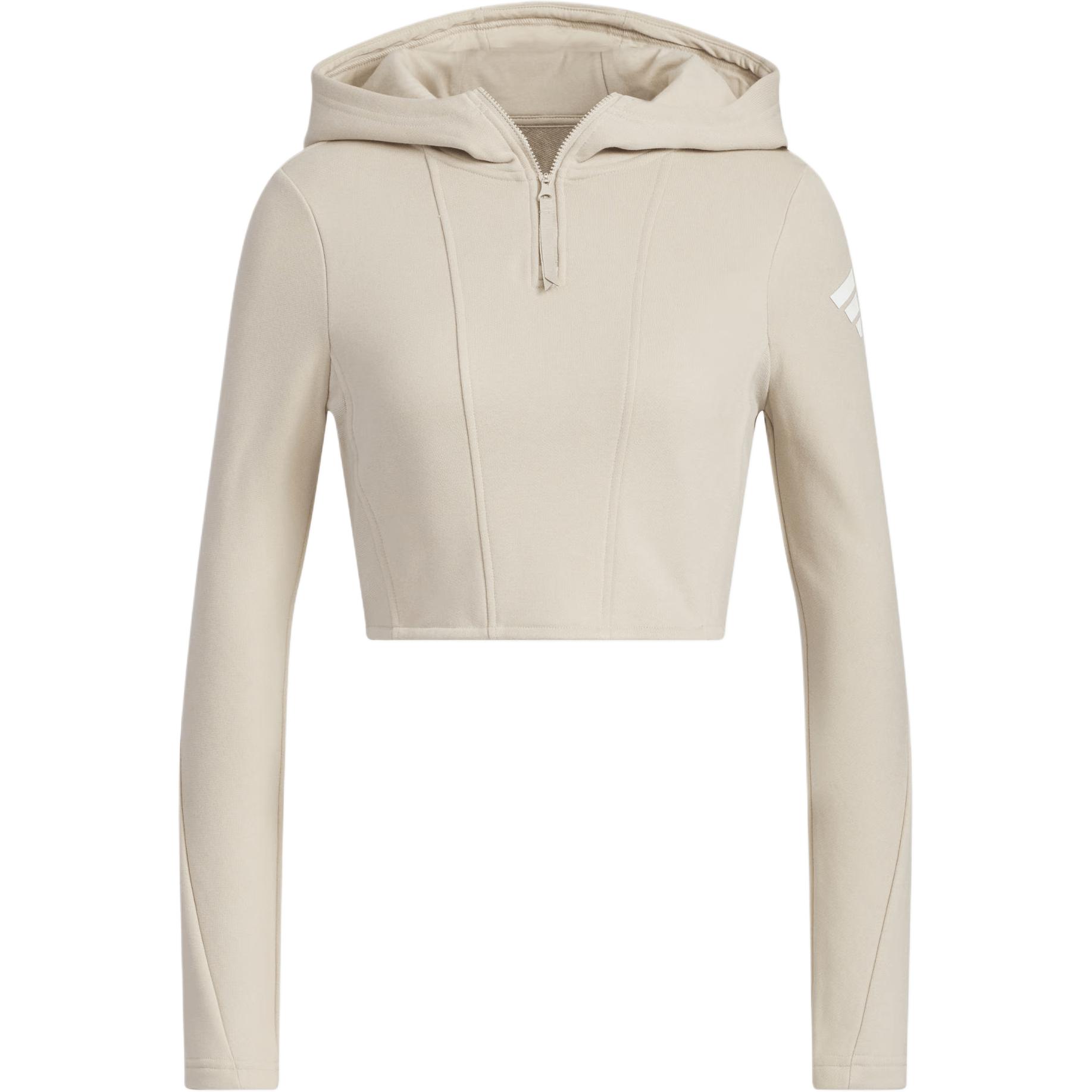 Женское худи adidas FUSTL W P HDY (светло-коричневое)