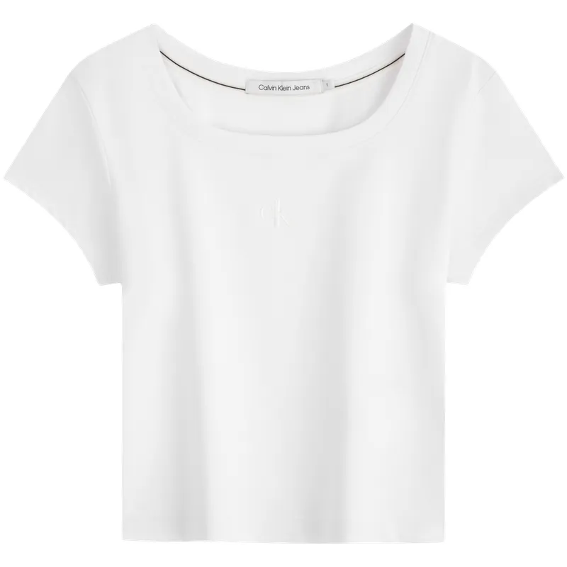 CALVIN KLEIN Set in Sleeve T Shirt Women's