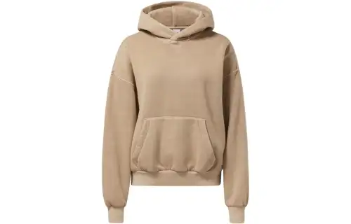 Reebok Sweatshirts Women's Khaki Hooded Moderate Regular
