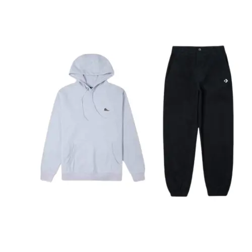 Converse Sweatshirt Sets Unisex Hooded Moderate