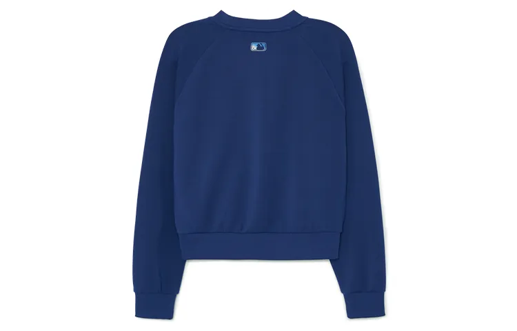 MLB Los Angeles Dodgers Sweatshirts Women's Blue Crew Neck Moderate Other