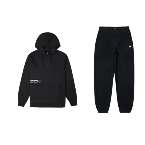 Converse Sweatshirt Set Unisex Black