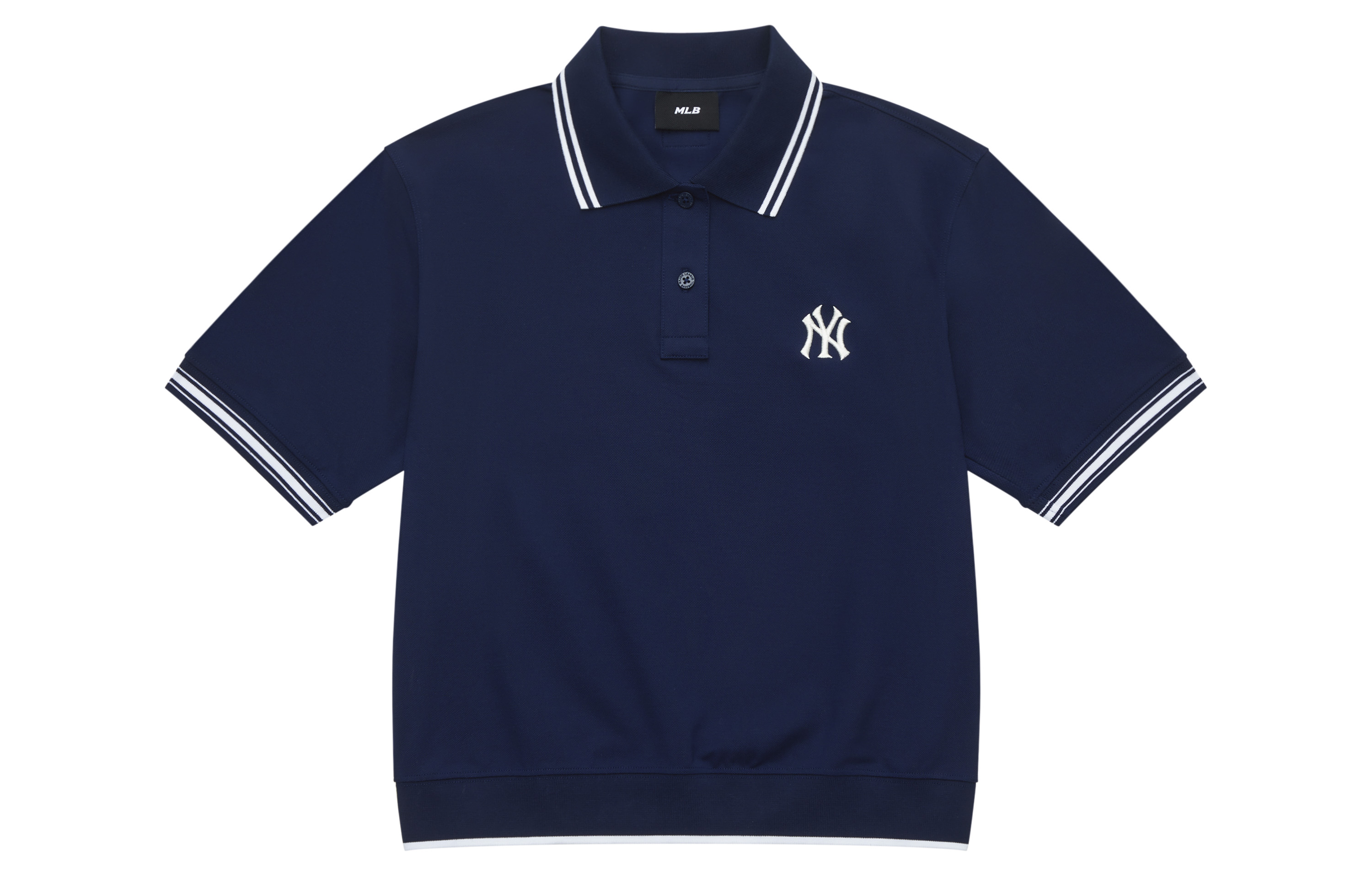 Женская футболка-поло MLB New York Yankees (темно-синяя)