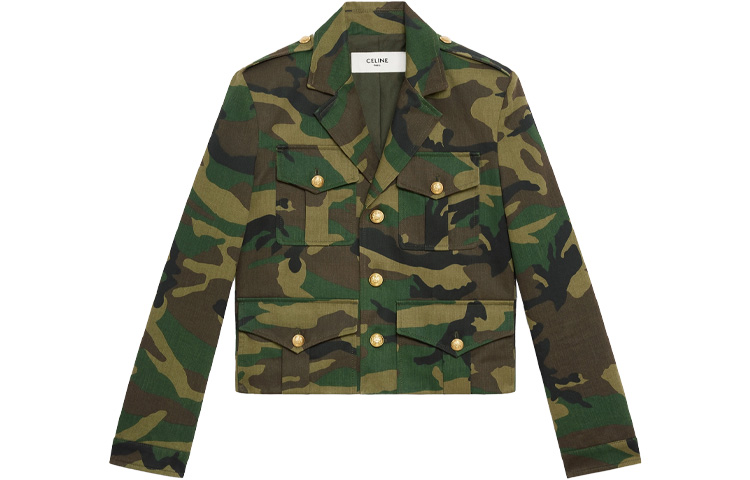 CELINE Jacket Women's Camouflage