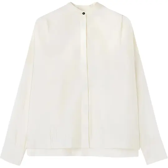 JIL SANDER Long-sleeve Collarless Shirt