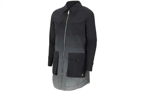 Jordan Jackets Women's Black Lapel Moderate Workwear