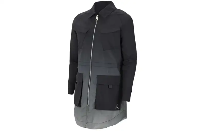 Jordan Jackets Women's Black Lapel Moderate Workwear