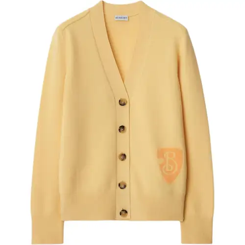 Burberry B Shield knitted cardigan