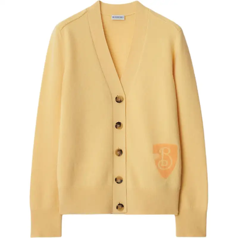 Burberry B Shield knitted cardigan