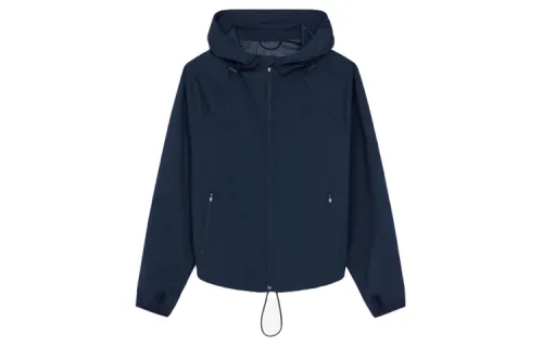 KENZO Jackets Women's Dark Blue Hooded Moderate Other