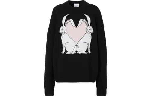 【Previous Season】rabbit-intarsia wool jumper