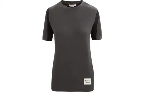 Timberland X ICEBREAKER T Shirts Women's Brown Crew Neck Moderate Straight Fit