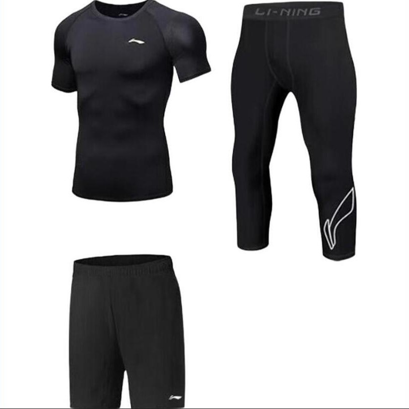 Li Ning Casual Sportswear Men’s Crew Neck Moderate