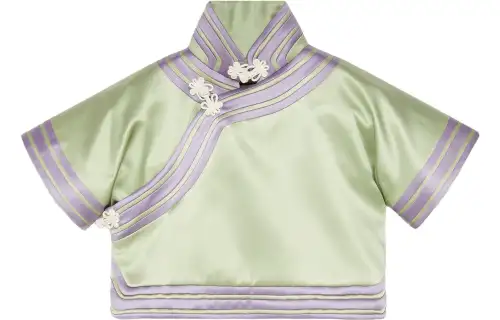 GUCCI Shirts Women's Light Green Stand Collar Moderate Other